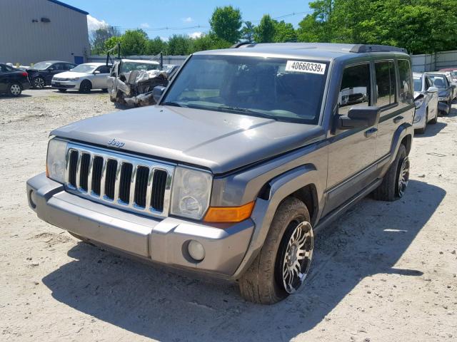 1J8HG48K47C685715 - 2007 JEEP COMMANDER GRAY photo 2