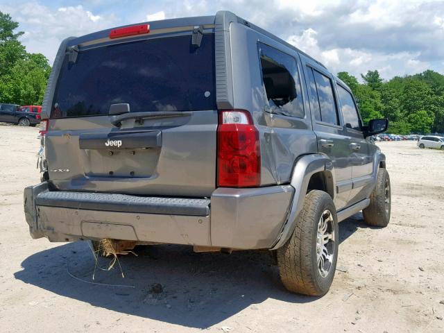 1J8HG48K47C685715 - 2007 JEEP COMMANDER GRAY photo 4