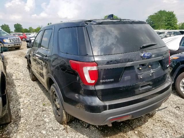 1FM5K8AR0GGA63060 - 2016 FORD EXPLORER P BLACK photo 3