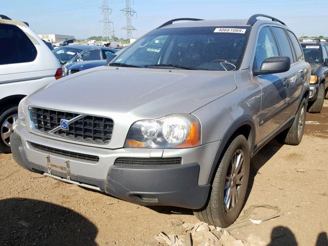 YV1CZ91H331017430 - 2003 VOLVO XC90 T6 SILVER photo 2