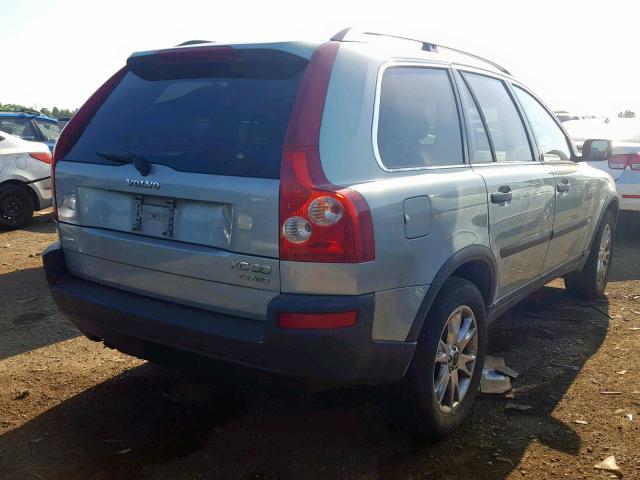 YV1CZ91H331017430 - 2003 VOLVO XC90 T6 SILVER photo 4