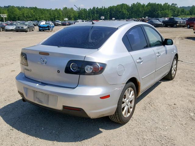 JM1BK323971611838 - 2007 MAZDA 3 S SILVER photo 4