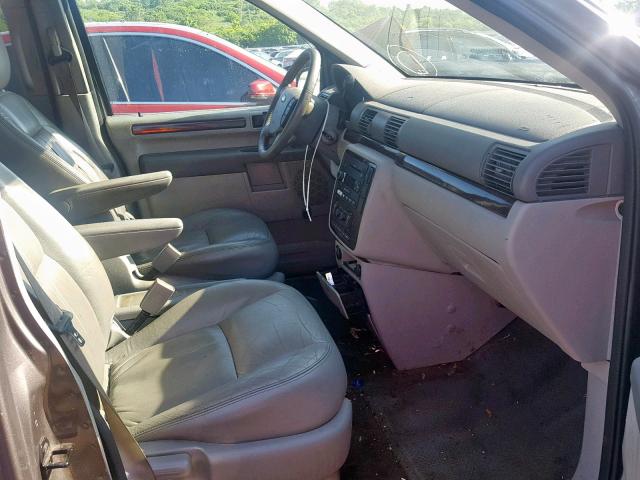 2FMZA52216BA16338 - 2006 FORD FREESTAR S GRAY photo 5