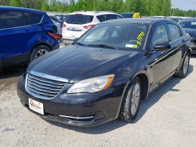 1C3BC1FGXBN512790 - 2011 CHRYSLER 200 TOURIN BLACK photo 2