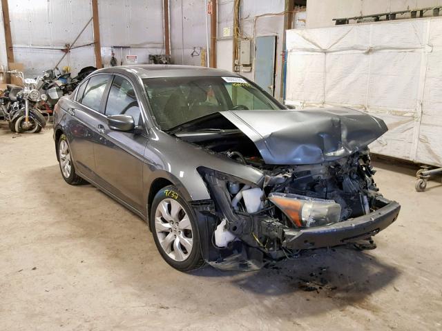 1HGCP268X9A027698 - 2009 HONDA ACCORD EXL GRAY photo 1