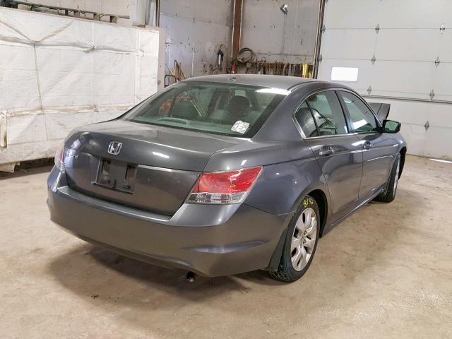 1HGCP268X9A027698 - 2009 HONDA ACCORD EXL GRAY photo 4