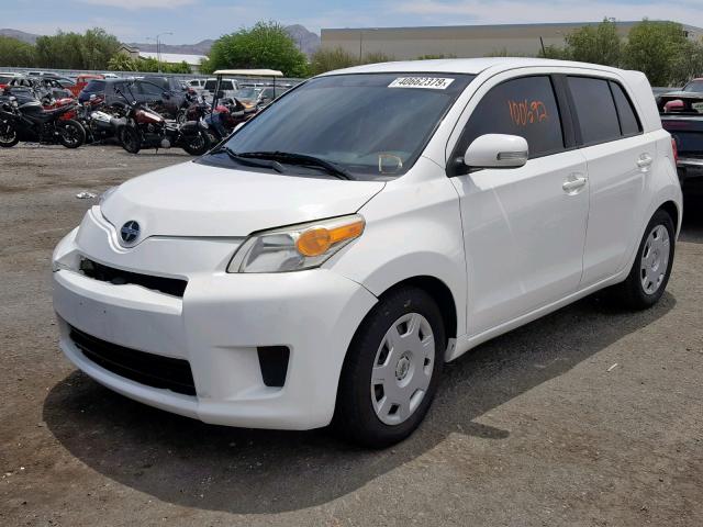 JTKKU10478J005278 - 2008 TOYOTA SCION XD WHITE photo 2