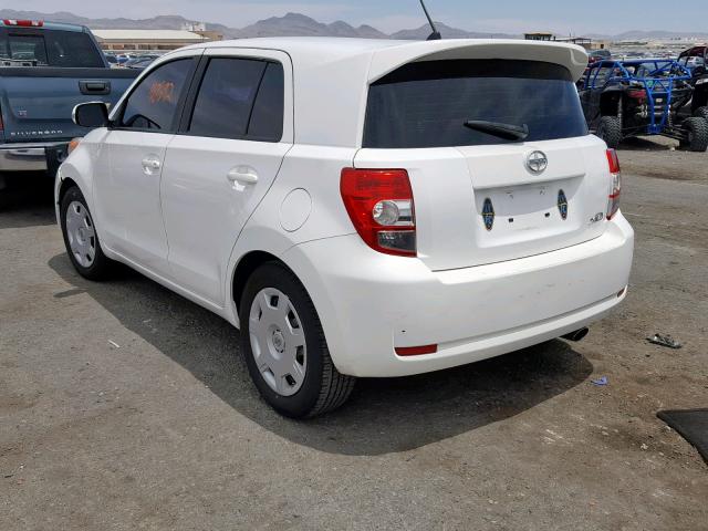 JTKKU10478J005278 - 2008 TOYOTA SCION XD WHITE photo 3