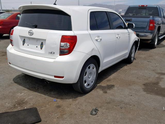 JTKKU10478J005278 - 2008 TOYOTA SCION XD WHITE photo 4