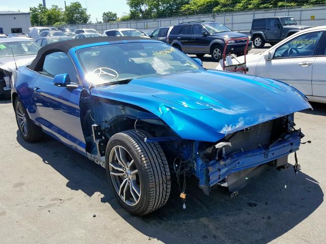 1FATP8FF5H5212917 - 2017 FORD MUSTANG GT BLUE photo 1