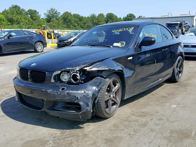 WBAUC9C5XBVM10313 - 2011 BMW 135 I BLACK photo 2