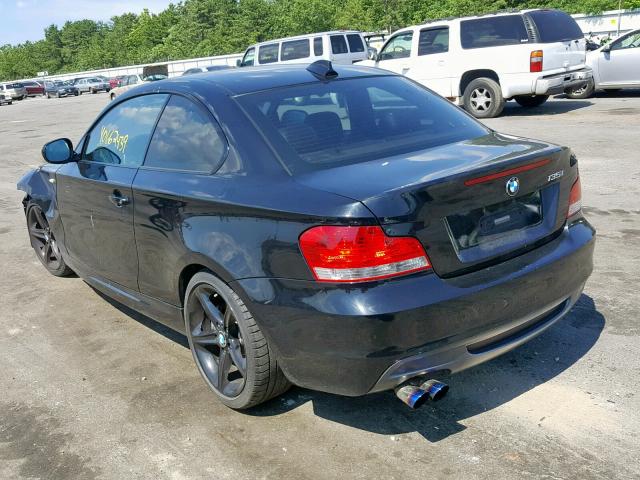 WBAUC9C5XBVM10313 - 2011 BMW 135 I BLACK photo 3