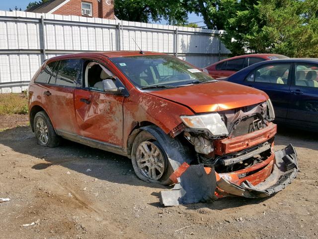 2FMDK36C77BA51580 - 2007 FORD EDGE SE ORANGE photo 1