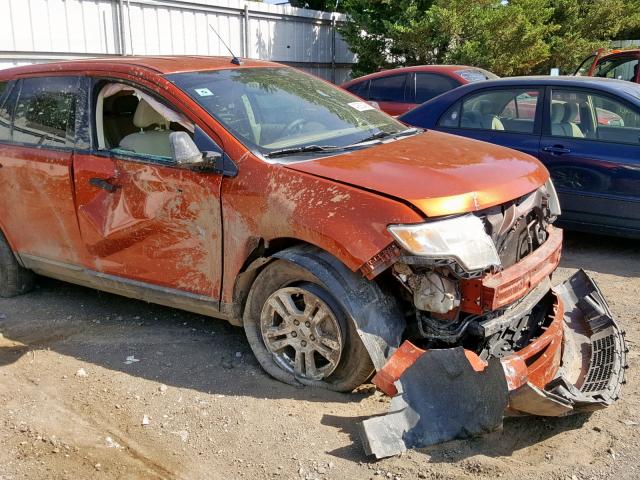 2FMDK36C77BA51580 - 2007 FORD EDGE SE ORANGE photo 9