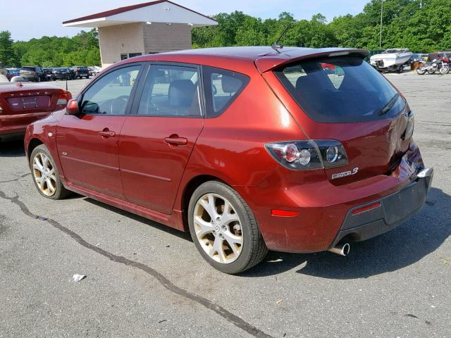 JM1BK344X91249186 - 2009 MAZDA 3 S ORANGE photo 3