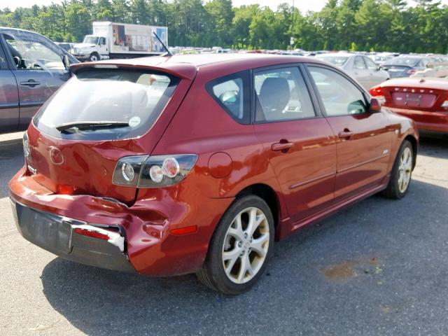 JM1BK344X91249186 - 2009 MAZDA 3 S ORANGE photo 4