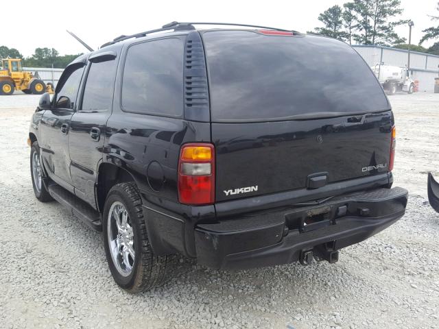 1GKEK63U63J300257 - 2003 GMC YUKON DENA BLACK photo 3