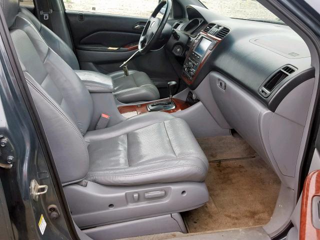 2HNYD187X3H514883 - 2003 ACURA MDX TOURIN GRAY photo 5