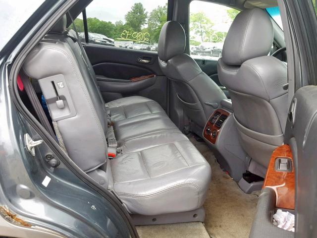 2HNYD187X3H514883 - 2003 ACURA MDX TOURIN GRAY photo 6