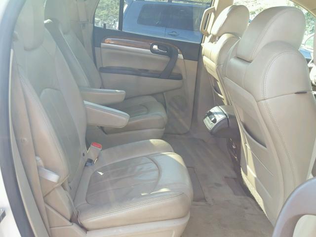 5GAEV23718J230598 - 2008 BUICK ENCLAVE CX WHITE photo 6