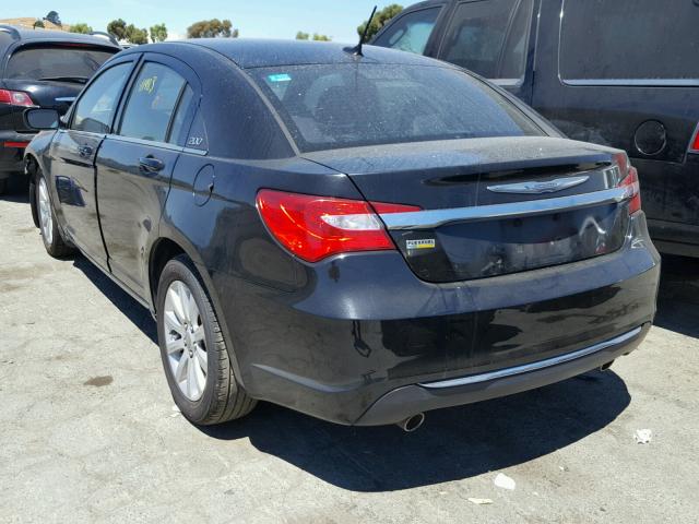 1C3CCBBG2DN678143 - 2013 CHRYSLER 200 TOURIN BLACK photo 3