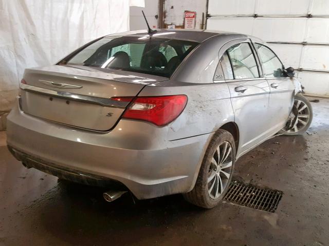 1C3CCBBG3EN120545 - 2014 CHRYSLER 200 TOURIN GRAY photo 4