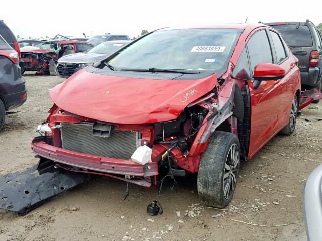 JHMGK5H73GX035803 - 2016 HONDA FIT EX RED photo 2