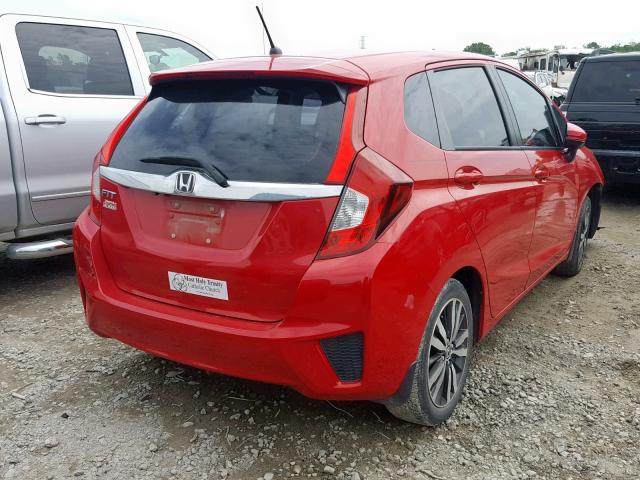 JHMGK5H73GX035803 - 2016 HONDA FIT EX RED photo 4