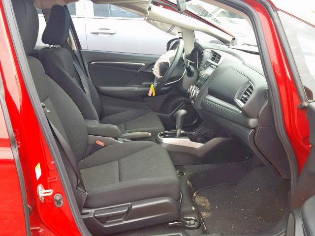 JHMGK5H73GX035803 - 2016 HONDA FIT EX RED photo 5