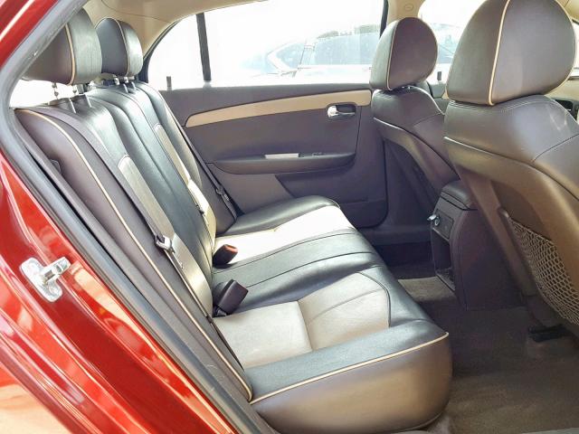 1G1ZE5EB1AF214406 - 2010 CHEVROLET MALIBU LTZ 红色 照片 6