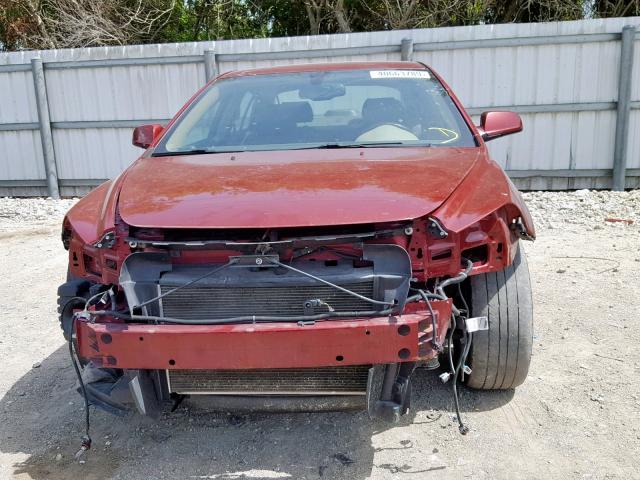 1G1ZE5EB1AF214406 - 2010 CHEVROLET MALIBU LTZ 红色 照片 9