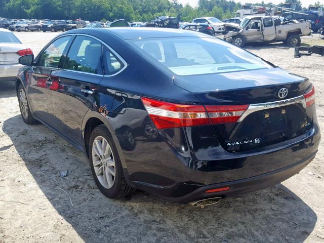 4T1BK1EB6EU111523 - 2014 TOYOTA AVALON BAS BLACK photo 3