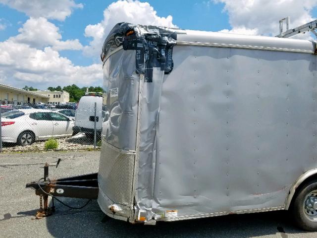 5HABE1628JN061100 - 2018 CARGO TRAILER SILVER photo 9