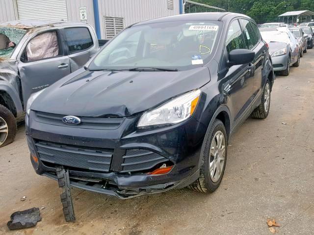 1FMCU0F70DUD48204 - 2013 FORD ESCAPE S BLACK photo 2