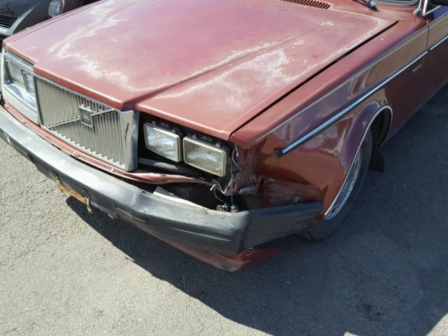 YV1AX885XF1649610 - 1985 VOLVO 245 DL BURGUNDY photo 9