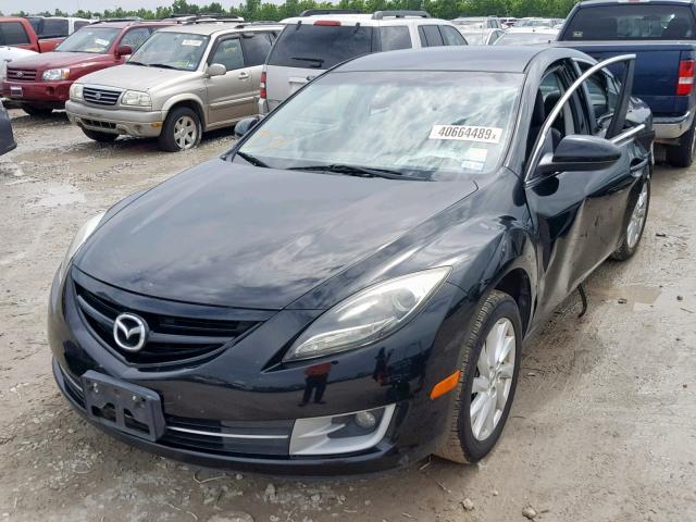 1YVHZ8DH1C5M22769 - 2012 MAZDA 6 I BLACK photo 2