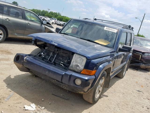 1J8HG48N06C105370 - 2006 JEEP COMMANDER 蓝色 照片 2