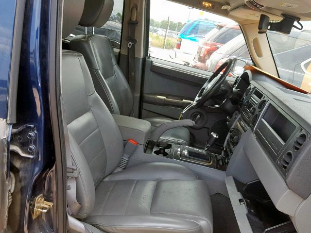 1J8HG48N06C105370 - 2006 JEEP COMMANDER 蓝色 照片 5
