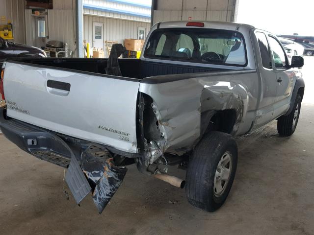 5TETU62N06Z271856 - 2006 TOYOTA TACOMA PRE SILVER photo 4