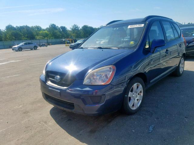 KNAFG526187138411 - 2008 KIA RONDO LX BLUE photo 2