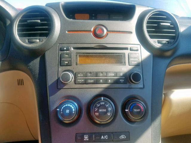 KNAFG526187138411 - 2008 KIA RONDO LX BLUE photo 9