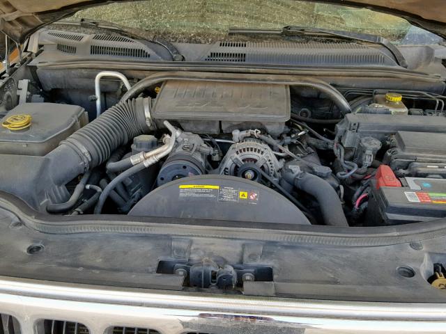 1J8HH48K97C518621 - 2007 JEEP COMMANDER BLACK photo 7