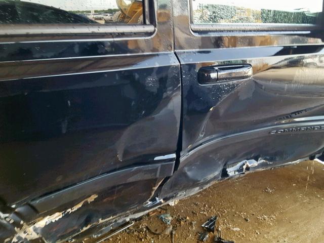 1J8HH48K97C518621 - 2007 JEEP COMMANDER BLACK photo 9