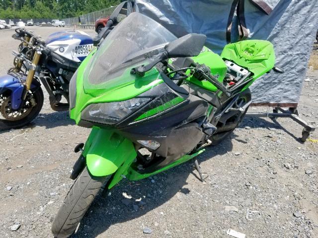 JKAEX8A1XDDA10831 - 2013 KAWASAKI EX300 A GREEN photo 2