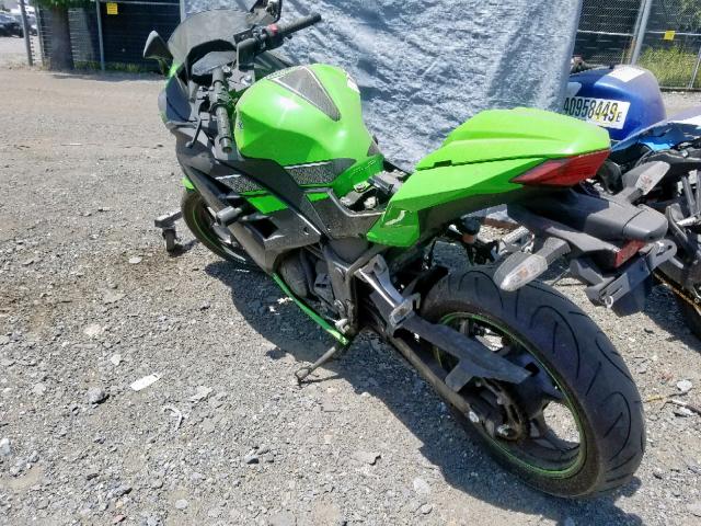 JKAEX8A1XDDA10831 - 2013 KAWASAKI EX300 A GREEN photo 3