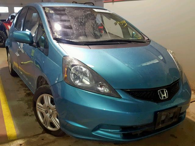 LUCGE8H51D3007358 - 2013 HONDA FIT LX BLUE photo 1