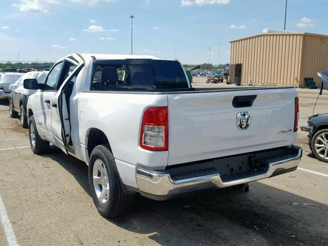 1C6SRFGT1KN526068 - 2019 RAM 1500 TRADE WHITE photo 3