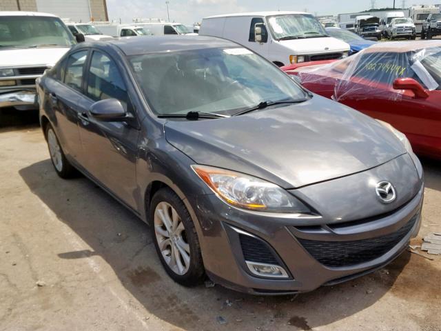 JM1BL1U50B1384810 - 2011 MAZDA 3 S GRAY photo 1