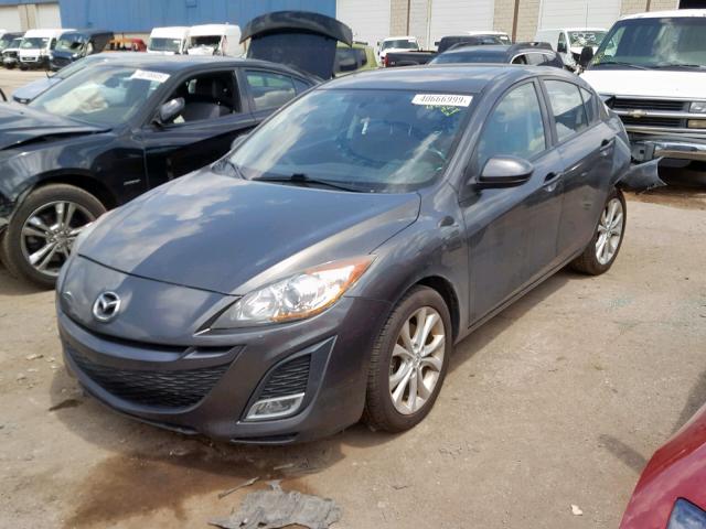 JM1BL1U50B1384810 - 2011 MAZDA 3 S GRAY photo 2