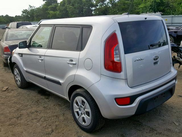 KNDJT2A58C7399396 - 2012 KIA SOUL SILVER photo 3